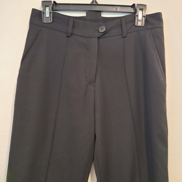 Isabel Benenato Black Wool Slim Pants - Picture 2 of 8